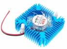 Snowflake DC Brushless Cooling Fan for Graphic Cards Blue (OEM) (BULK)